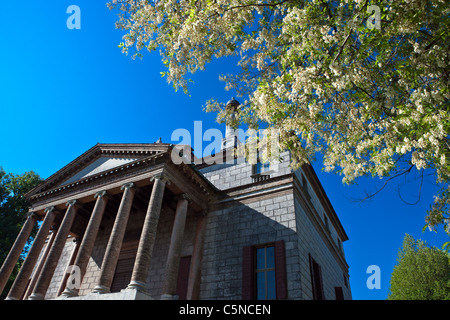 Italy,Veneto, Malcontenta di Mira, view from the garden of Villa Foscari (La Malcontenta), architect Andrea Palladio. Stock Photo