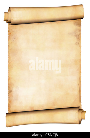 Antique paper scroll Stock Photo - Alamy