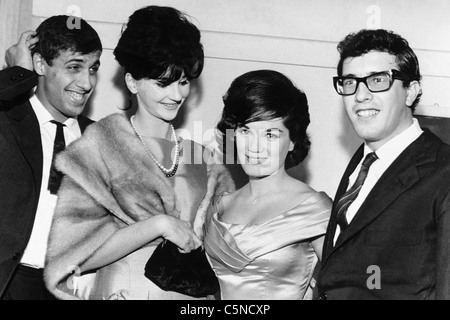 adriano celentano, connie francis, peppino di capri, 1961 Stock Photo