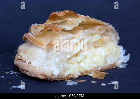 Rice Pudding Paste or Pastie or Pasty Pachuca Hidalgo Mexico Stock Photo