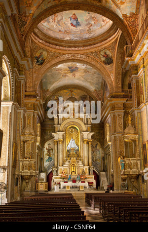 Cuba, Havana. Church of La Merced Altar. Stock Photo