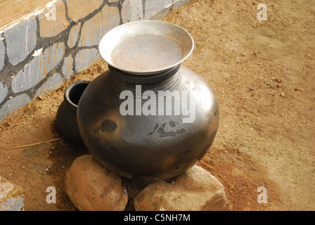 clay pot Stock Photo