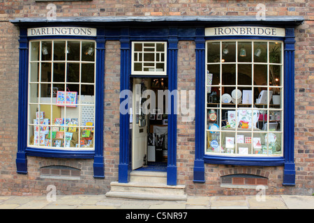 Darlingtons shop front in Ironbridge, Coalbrookdale, Telford, Shropshire, England UK Stock Photo