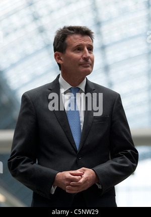 Lord Sebastian Coe  at an Olympic Ceremony in London. Stock Photo
