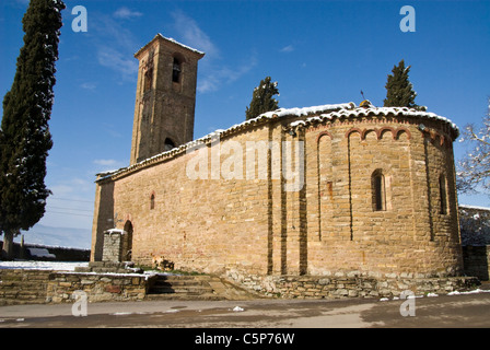 Church of Sant Jaume de Viladrover (XII century). Barcelona. Spain Stock Photo