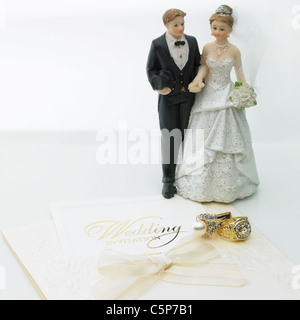 Figurines of wedding Stock Photo