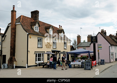 The Golden Fleece public house Braughing Village Hertfordshire England UK Stock Photo