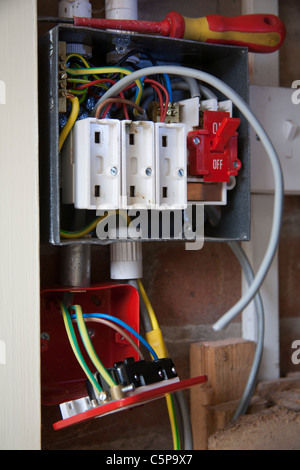 domestic plastic electrical consumer unit distribution unit with RCD ...