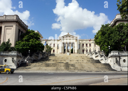Fidel Castro's alma mater, the Universidad de La Habana (Habana University), Havana, Cuba Stock Photo