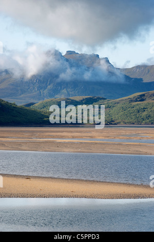 Ben Loyal and the Kyle of Tongue, near Tongue, Sutherland, Highland, Scotland, UK. Stock Photo