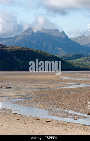 Ben Loyal and the Kyle of Tongue, near Tongue, Sutherland, Highland, Scotland, UK. Stock Photo