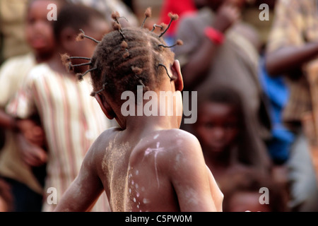 Bayanga Village, SW Central African Republic Stock Photo