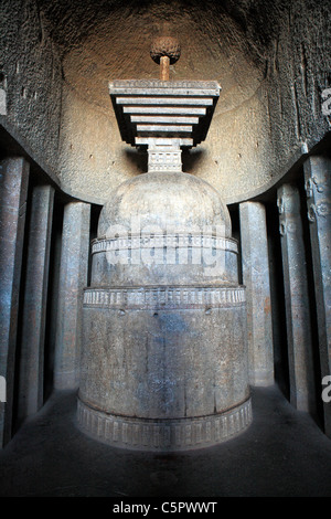 Chaytia (buddhist temple), 1st century BC, Bedsa, India Stock Photo