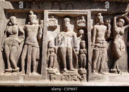 Chaytia (buddhist temple), 1st century BC, Karli, India Stock Photo