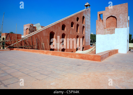 Jantar Mantar (observatory), 1734, Jaipur, India Stock Photo