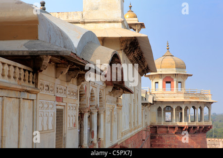 Red Fort, Khas mahal (1630-1640s), Agra, India Stock Photo