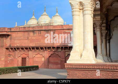 Red Fort, Nagina masjid (1630-1640s), Agra, India Stock Photo