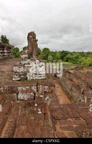 Prasat Pre Rup (turn the body), Angkor, UNESCO World Heritage Site, Siem Reap, Cambodia, south-east Asia Stock Photo