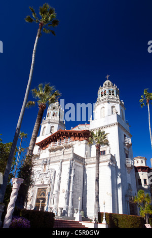 Exterior of Casa Grande, main house of Hearst Castle, San Simeon, California, United States of America Stock Photo