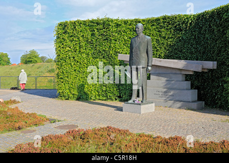 Monument of the King Frederik IX (1947-1972). Copenhagen, Denmark Stock Photo