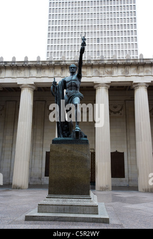 great war first world war memorial auditorium in plaza Nashville Tennessee USA Stock Photo