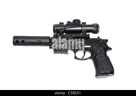 Silencer gun hi-res stock photography and images - Alamy