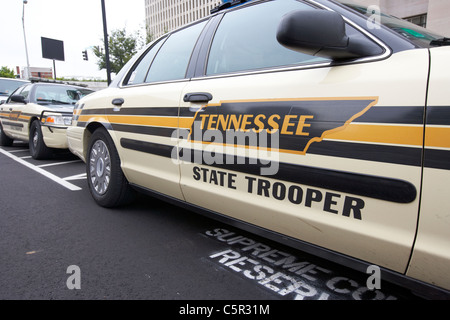 Tennessee state trooper patrol car Nashville Tennessee USA Stock Photo ...