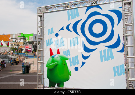 Montreal Just For Laughs Festival Logo Stock Photo Alamy