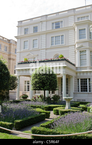 Clarence House garden The Mall Westminster London Uk Residence of Prince Charles the and Camilla The Duchess of Cornwall. Stock Photo