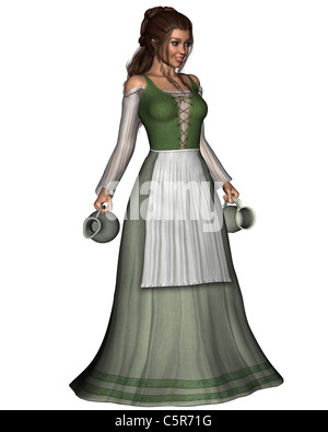 Medieval serving sale wench costume