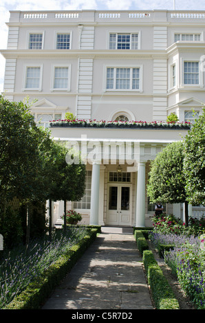 Front door Clarence House garden The Mall Westminster London Uk Stock Photo