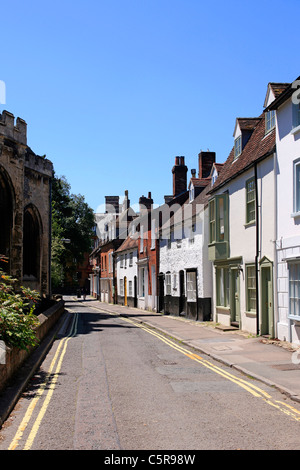 The old High Street in Marlborough in Wiltshire