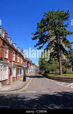 The old High Street in Marlborough in Wiltshire
