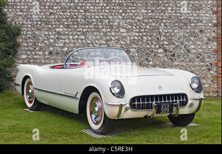 1954 Chevrolet Corvette at the 2011 Goodwood Festival of Speed, Sussex, England, UK. Stock Photo