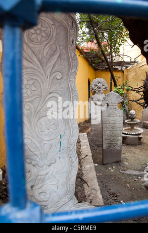 Tiny cemetery in Istanbul, Turkey Stock Photo