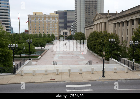 war memorial plaza Nashville Tennessee USA Stock Photo