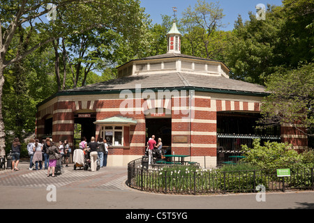 Carousel in Central Park, NYC Stock Photo