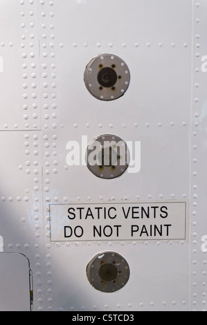 Aircraft static ports Stock Photo - Alamy