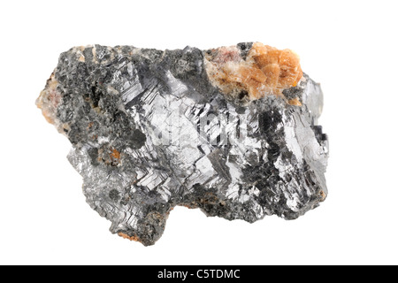 Rock mineral sample Galena Stock Photo