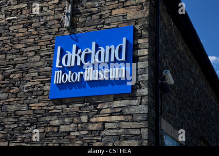 Exterior of the Lakeland Motor Museum in Backbarrow, Nr Newby Bridge, Cumbria. Stock Photo