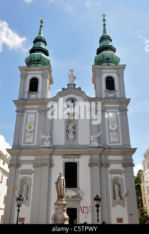 Mariahilfekirche Church, Barnabitenkirche, on Mariahilfer street, Vienna, Austria, Europe, June 2011 Stock Photo