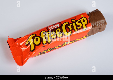 Nestle,Toffee crisp,multipack,7 pack,99 calories,white background Stock  Photo - Alamy