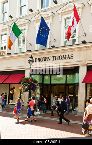Brown Thomas Department Store, Grafton Street, Dublin, Ireland Stock Photo