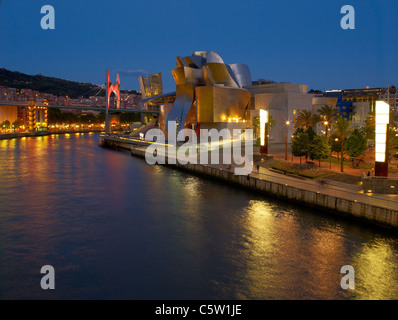 Museo Guggenheim Bilbao,Spain Stock Photo