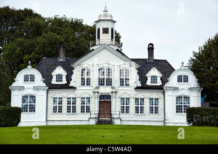 The Damsgård Country Mansion, a miniature fairytale castle in Bergen. Stock Photo
