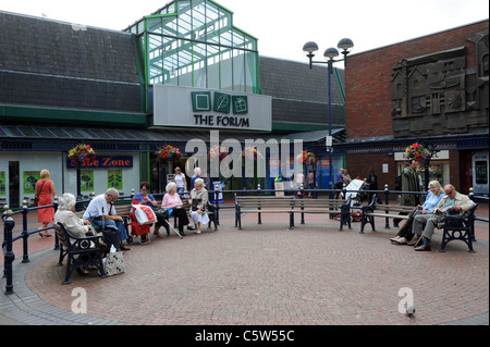 Cannock town centre Staffordshire Uk Stock Photo