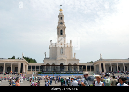 Basilica of Our Lady of Fatima Portugal Stock Photo