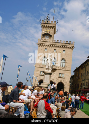 San Marino, government palace, Palazzo dei Capitani Stock Photo