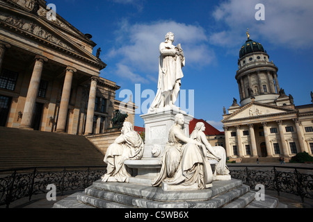 Germany, Berlin, Memorial, Friedrich Schiller, German poet Stock Photo