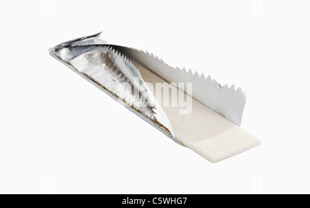Chewing gum on white background, close up Stock Photo